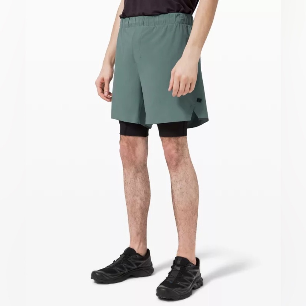 Lululemon Diffract Run Short Lined
